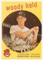 1959 Topps Baseball Cards      266     Woody Held WB